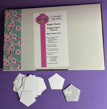 Load image into Gallery viewer, 600 x 1" Pentagon English Paper Piecing Laser Cut for Quilting / Sewing 200gsm Card Stock