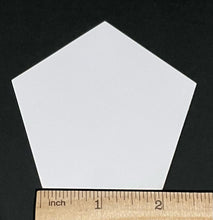 Load image into Gallery viewer, 100 x 2" Pentagon English Paper Piecing Laser Cut for Quilting / Sewing 200gsm Card Stock