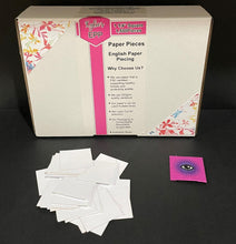 Load image into Gallery viewer, 1,500 x 1 1/4" Square English Paper Piecing Laser Cut for Quilting / Sewing 200gsm Card Stock