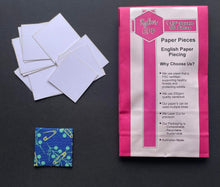 Load image into Gallery viewer, 100 x 1 1/2" Square English Paper Piecing Laser Cut for Quilting / Sewing 200gsm Card Stock