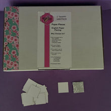Load image into Gallery viewer, 1,600 x 1" Square English Paper Piecing Laser Cut for Quilting / Sewing 200gsm Card Stock
