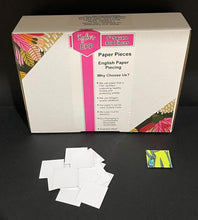 Load image into Gallery viewer, 800 x 1" Square English Paper Piecing Laser Cut for Quilting / Sewing 200gsm Card Stock