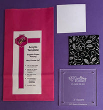 Load image into Gallery viewer, Square 2" English Paper Piecing Laser Cut for Quilting / Sewing 200gsm Card Stock