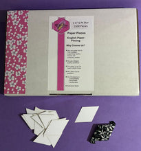 Load image into Gallery viewer, 1,500 x 1 1/4"  6 Pointed Star English Paper Piecing Laser Cut for Quilting / Sewing 200gsm Card Stock
