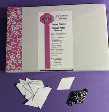 Load image into Gallery viewer, 750 x 1 1/4"  6 Pointed Star English Paper Piecing Laser Cut for Quilting / Sewing 200gsm Card Stock
