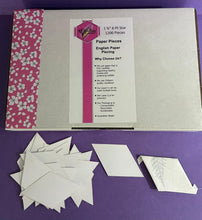 Load image into Gallery viewer, 1,200 x 1 3/4"  6 Pointed Star English Paper Piecing Laser Cut for Quilting / Sewing 200gsm Card Stock
