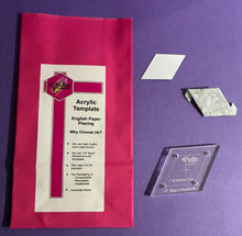 Load image into Gallery viewer, Six Pointed Star 1" English Paper Piecing Laser Cut for Quilting / Sewing 200gsm Card Stock
