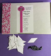 Load image into Gallery viewer, 800 x 1 1/4"  8 Pointed Star English Paper Piecing Laser Cut for Quilting / Sewing 200gsm Card Stock
