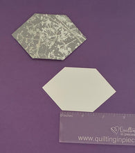 Load image into Gallery viewer, Elongated Hexagon 1 1/2" English Paper Piecing Laser Cut for Quilting / Sewing 200gsm Card Stock
