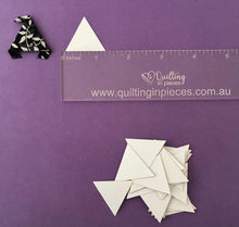 Load image into Gallery viewer, Equilateral Triangle 1 1/4" English Paper Piecing Laser Cut for Quilting / Sewing 200gsm Card Stock
