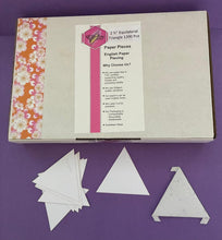 Load image into Gallery viewer, Equilateral Triangle 2 1/2" English Paper Piecing Laser Cut for Quilting / Sewing 200gsm Card Stock
