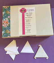 Load image into Gallery viewer, Equilateral Triangle 2 1/2" English Paper Piecing Laser Cut for Quilting / Sewing 200gsm Card Stock
