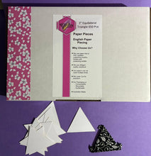 Load image into Gallery viewer, Equilateral Triangle 2" English Paper Piecing Laser Cut for Quilting / Sewing 200gsm Card Stock
