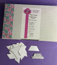 Load image into Gallery viewer, 750 x 1" Half Hexagon's English Paper Piecing Laser Cut for Quilting / Sewing 200gsm Card Stock
