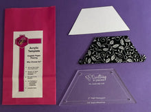 Load image into Gallery viewer, Half Hexagon 2" English Paper Piecing Laser Cut for Quilting / Sewing 200gsm Card Stock
