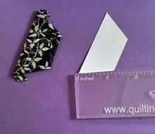 Load image into Gallery viewer, Half Hexagon 1 1/4" English Paper Piecing Laser Cut for Quilting / Sewing 200gsm Card Stock

