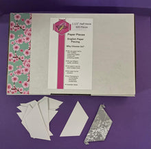Load image into Gallery viewer, Half Hexagon 1 1/2" English Paper Piecing Laser Cut for Quilting / Sewing 200gsm Card Stock

