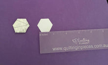 Load image into Gallery viewer, Hexagon 5/8" English Paper Piecing Laser Cut for Quilting / Sewing 200gsm Card Stock
