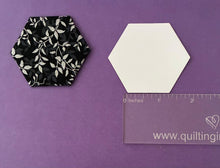 Load image into Gallery viewer, Hexagon 1 1/4" English Paper Piecing Laser Cut for Quilting / Sewing 200gsm Card Stock
