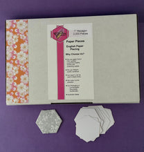 Load image into Gallery viewer, Hexagon 1" English Paper Piecing Laser Cut for Quilting / Sewing 200gsm Card Stock
