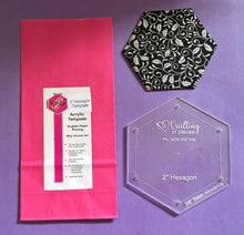 Load image into Gallery viewer, Hexagon 2" English Paper Piecing Laser Cut for Quilting / Sewing 200gsm Card Stock
