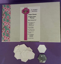 Load image into Gallery viewer, 750 x 3/4" Hexagon's English Paper Piecing Laser Cut for Quilting / Sewing 200gsm Card Stock
