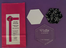 Load image into Gallery viewer, Hexagon 1 1/4" English Paper Piecing Laser Cut for Quilting / Sewing 200gsm Card Stock
