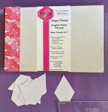 Load image into Gallery viewer, Jewel 2" x 1" English Paper Piecing Laser Cut for Quilting / Sewing 200gsm Card Stock
