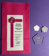 Load image into Gallery viewer, Pentagon 1/2" English Paper Piecing Laser Cut for Quilting / Sewing 200gsm Card Stock
