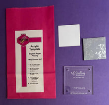 Load image into Gallery viewer, Square 1 1/2" English Paper Piecing Laser Cut for Quilting / Sewing 200gsm Card Stock
