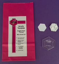 Load image into Gallery viewer, Hexagon 1/2" English Paper Piecing Laser Cut for Quilting / Sewing 200gsm Card Stock
